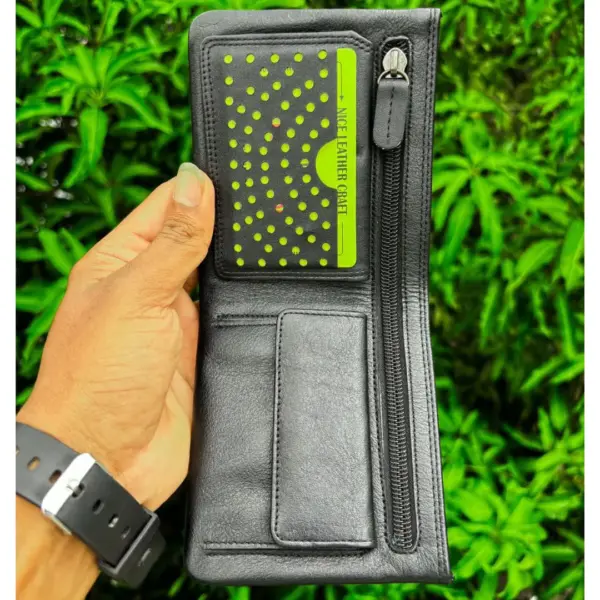 Genuine Cow Leather Wallet - Image 5