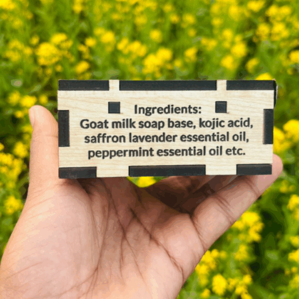 Pipasa Real Saffron Goat Milk soap - Image 5