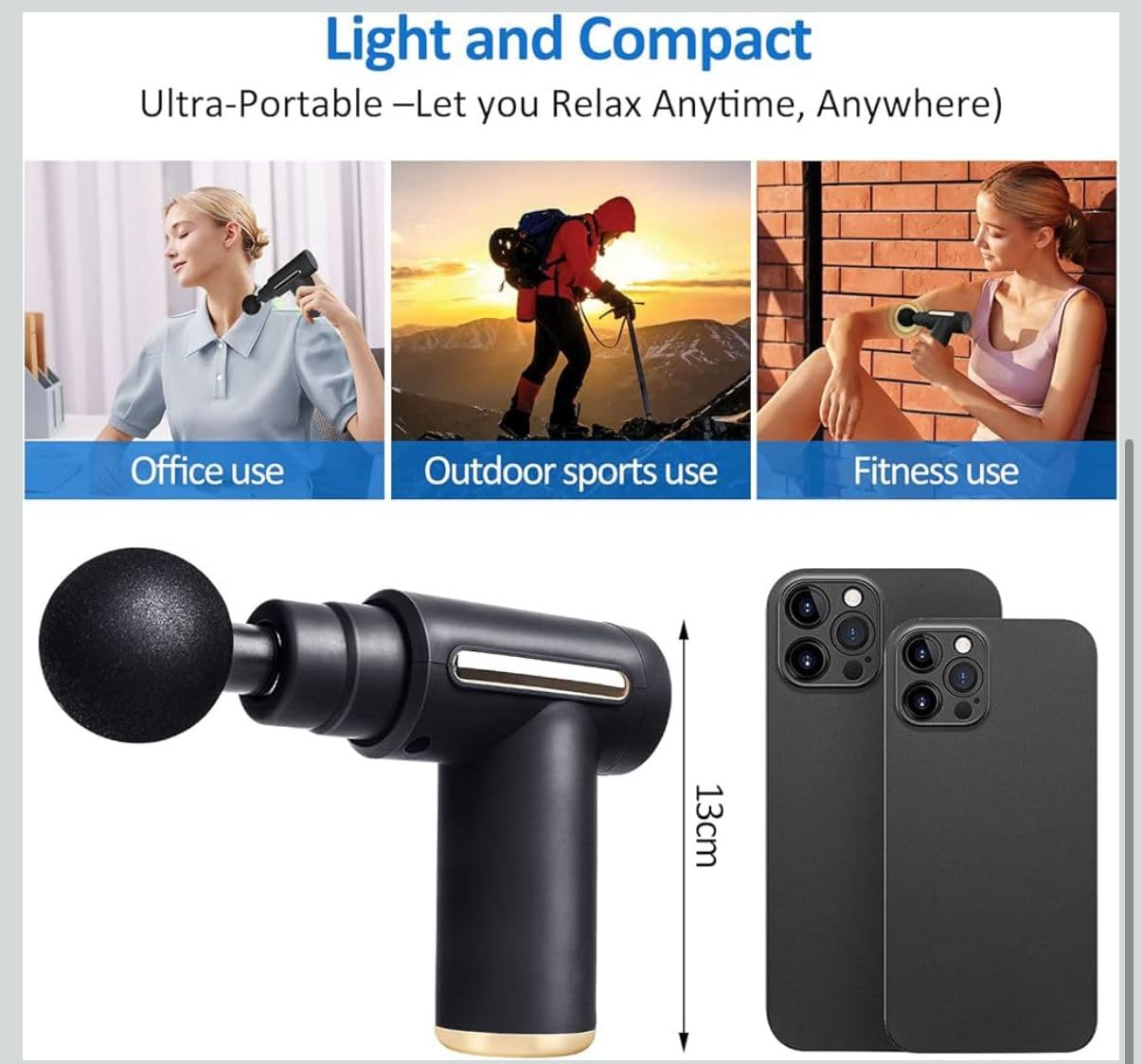 Electric Massage Gun SL-720 – Deep Tissue Body Relaxation Therapy - Image 4