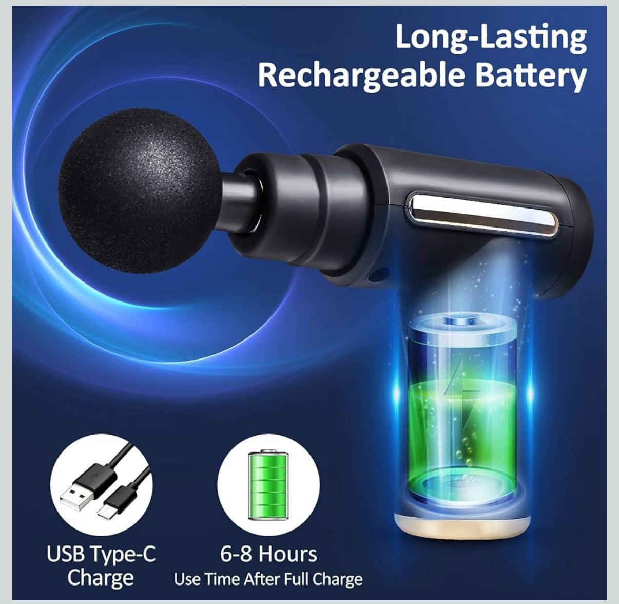 Electric Massage Gun SL-720 – Deep Tissue Body Relaxation Therapy - Image 7