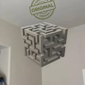 3D কর্নার ওয়াল মেজ ডেকর স্টিকার