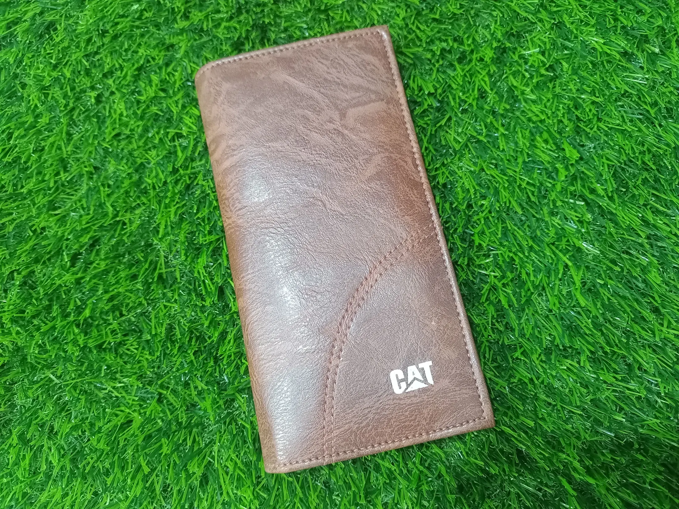 CAT Artificial Leather Long Wallet for Men - Image 2