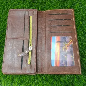 CAT Artificial Leather Long Wallet for Men